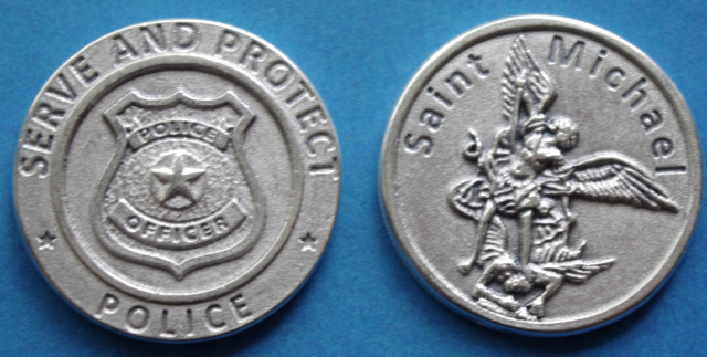 Serve & Protect Police St. Michael Coin